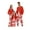 red, variant on ZEFORTEX Christmas Pattern Matching Set - Holiday Sleepwear Long-Sleeve Style