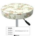 thumbnail image 4 of Balery Rose Fundas de asiento para taburete de bar redondo de tela de terciopelo ajustables que protegen de arañazos y manchas para sillas de 14 a 17 pulgadas.-12 inch, 4 of 7
