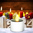 thumbnail image 5 of KAKOWELY Solar Powered Candle Tea Lamp Flameless Candle Lamp Solar Candle Tea Light,2.56"X1.97"X1.97", 5 of 5