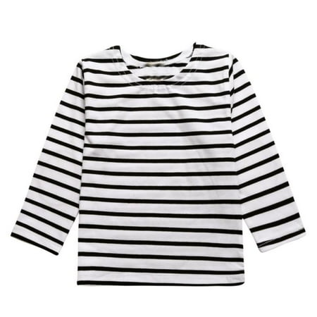

ZHAGHMIN Daddy And Son Matching Outfits Toddler Kids Baby Boy Girl Long Sleeve Striate Print T-Shirt Tops Clothes Baby Summer Clothes Boy Baby Sweater Boy Summer Clothes Baby Boy Clothes Winter Bow