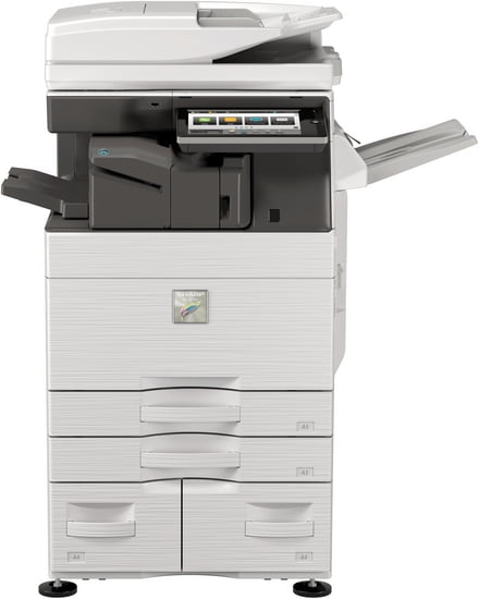 Sharp MX-3570V Color Laser Multifunction Printer – SRA3/A3/A4/A5, 35ppm, Copy, Print, Scan, Auto Duplex, Mobile Print, Network, Wireless, 2 Trays