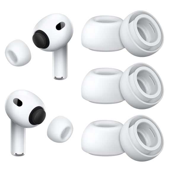 Almohadillas de repuesto con infusión de espuma para AirPods Pro 3 (2025)