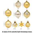 thumbnail image 2 of Adornos navideños de bolas Laklulu para decoraciones navideñas - Adornos para árboles de Navidad para decoración de fiestas y festividades, 2 of 5