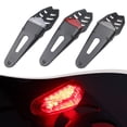 thumbnail image 3 of Motorcycle Rear Fender License Plate Bracket With 12V Led Tail Light Brake Light Gray Shell Mingyqi, 3 of 6