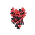 thumbnail image 2 of Halloween Decorations Outdoor, Artificial Maple Leaf Wreath, Wicker Harvest Festival Maple Leaf Decoration for Home and Outdoor Displays, 75cm/29.5in, 2 of 6