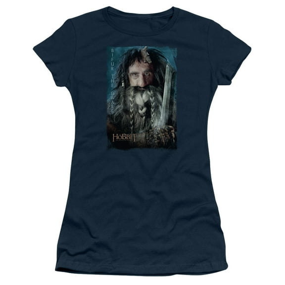 The Hobbit Bifur S/S Junior Women's T-Shirt Sheer Navy