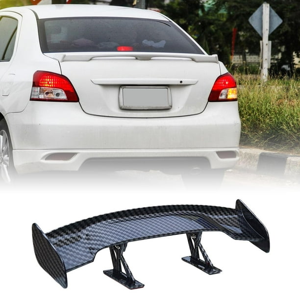 Mini Universal Car Spoiler Wing Car Tail Wing Mini Rear Spoiler Vehicle Stability Easy Installation for All Cars Carbon Fiber Walmart Business Supplies