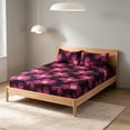 thumbnail image 6 of AZXY Twin Fitted Sheet Set 59"x79", Washable Cotton Fitted Sheet with Pillowcases, Elastic Mattress Protector, Dustproof Bed Cover, Fitted Sheets Sold Separately, 6 of 8