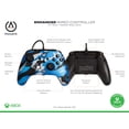 thumbnail image 3 of PowerA Enhanced Wired Controller for Xbox Series X|S - Metallic Blue Camo, 3 of 15