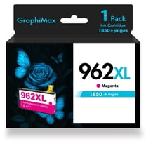 962XL 962 Ink Cartridges Compatible for HP 962 962XL Combo Pack for OfficeJet Pro 9015 9020 9018 9025 9010 9018 9019 Printer ( 1 x Meganta )
