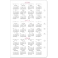 FranklinCovey Blush Blossoms Pagefinder For Compact Planners - Ring-Bound, Color-Coded Day Reference