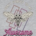 thumbnail image 3 of CafePress - Cicadas Don't Forget To Be Awesome Cicada Insects Women's Baseball T Shirt - Womens Baseball Tee, 3 of 4