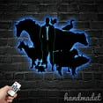 thumbnail image 2 of Handmadetneonsign Personalized Animal Rescuer Metal Wall Art LED Light, Shelter Attendant Sign, 2 of 5