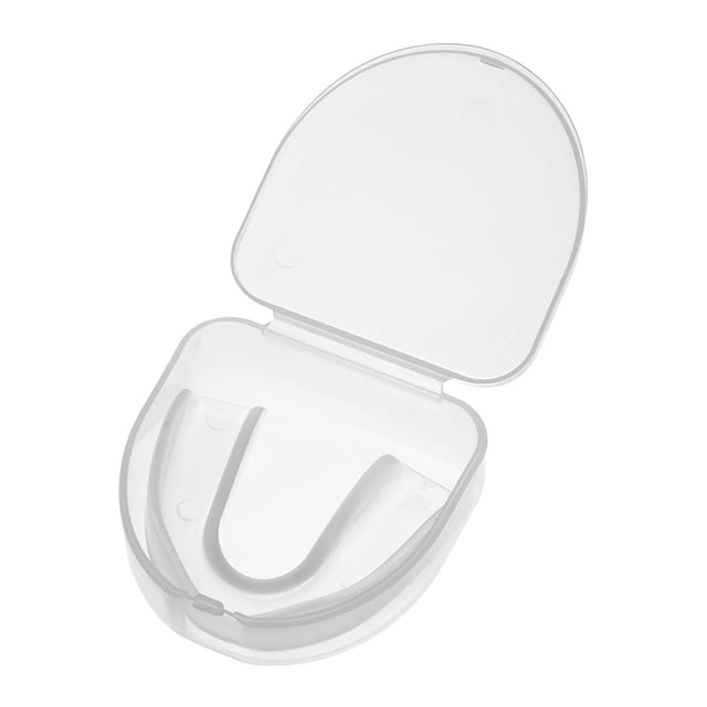 Dvkptbk Shield Teeth Protecteur de Bouche Transparent Shield Teeth Pièce de Protection Football Boxe Sports Safety