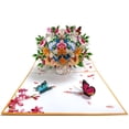 thumbnail image 5 of Flower Basket Pop Up Card - 3D Card, Birthday Pop Up Card, Spring Card, Nature Card, Mother's Day Pop Up Card, Card for Mom, Card for Wife, Pop Up Anniversary Card, 3D Greeting Card, 5 of 5