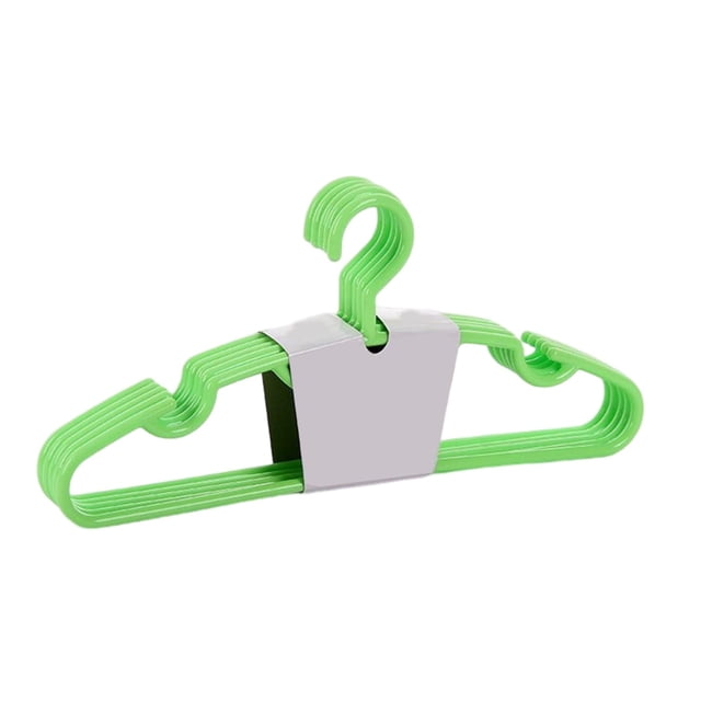 10 PCS Plastic Household Clothes Hanger Non-slip Dry and Wet Clothes Hanger