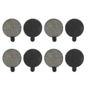 LYUMO 4 Pairs Red Copper Semi Metal Brake Disc Rotor Pad Replacement Parts for 10in Electric Scooter , Brake Pad, Brake Disc Rotor