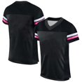 thumbnail image 2 of JAJAHO Mesh Workout Shirts For Men Quick Dry Athletic Short Sleeve V Neck T Shirt Loose Fit Running Gym Tees Comfy Tops, 2 of 3