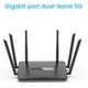 thumbnail image 1 of WIFI Router Gigabit Wireless Router 2.4G/5G Dual Band WiFi Router with 6 Antennas WiFi Repeater Sign, 1 of 5