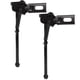 thumbnail image 1 of Soporte de bicicleta ajustable, 2 piezas de acero al carbono negro, soporte lateral de bicicleta, soporte de bicicleta para niños, apariencia llamativa, 1 of 8