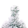 thumbnail image 4 of 2 ft Flocked Pine Artificial Christmas Tree,Christmas Tree Desktop Christmas Lighting Decoration 30 Lights Christmas Tree Christmas Decoration Snowy Christmas Tree, 4 of 6