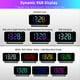 thumbnail image 5 of Reloj Despertador con Proyección de Radio FM con Luz RGB, Pantalla LED, Reloj Despertador de Escritorio, Brillo Ajustable, Color Negro, 5 of 5