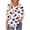 White, variant on 3/4 Sleeve Blouses for Women Round Neck,Women's Shirts Lightweight 2026 Spring Summer Fashion 3/4 Length Sleeve Tops Business Casual Blouses Western Outfits