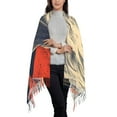 thumbnail image 2 of Gaeub American Bald Eagle A Print Tassel Scarf,Wraps Scarves for Women,Winter Scarf,Cold Weather Shawls,Ideal for Travel, 2 of 8