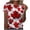 Multicolor 4, variant on Fewfanhot Women's Canada Day Maple Leaf Print T-Shirt, Crew Neck Patriotic Short Sleeve Tee, Casual Summer Loose Fit Top, S-3XL