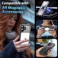 thumbnail image 4 of SPORTLINK Magnetic Case for iPhone 17 Compatible with MagSafe IP68 Waterproof Full Body Heavy Duty Military Shockproof Dropproof 360 Sealed Rugged Cover - Black, 4 of 9