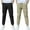 Black, variant on dazeni 2 Pack Boys Chino Bottom Sweatpants Casual Drawstring Pants with Pockets Lightweight Kid's Slim Fit Trousers for Everyday Comfortable Outdoor Activities