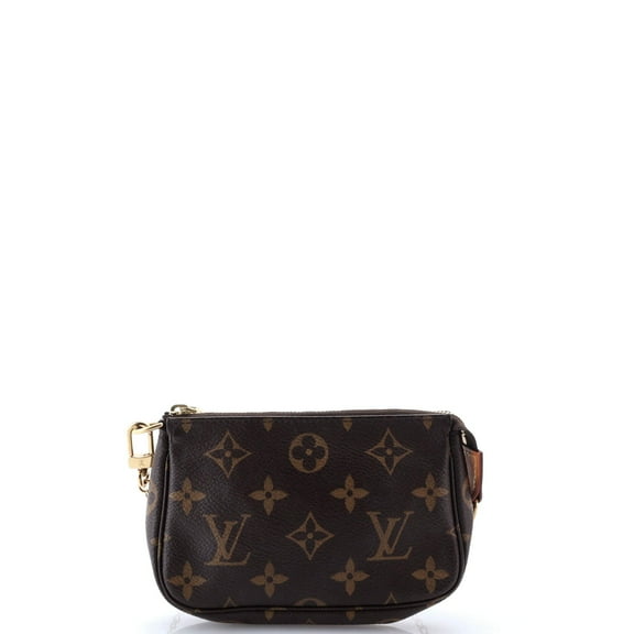 Pre-Owned Pochette Accessoires Monogram Canvas Mini By Rebag