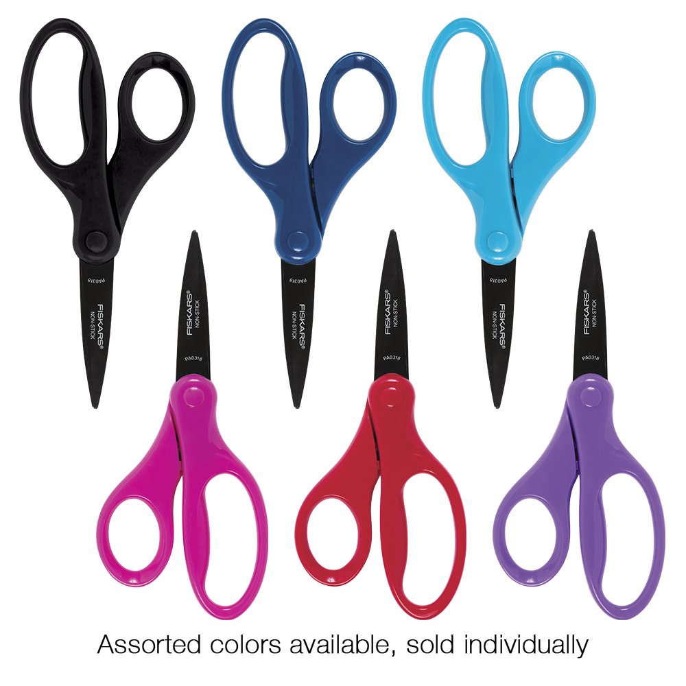 Fiskars Nonstick Big Kids Scissors (6 in.)