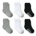 thumbnail image 7 of Fraobbg 12 Pack Baby Non Slip Crew Socks Toddlers Cotton Grips Socks Boys Girls, 7 of 7