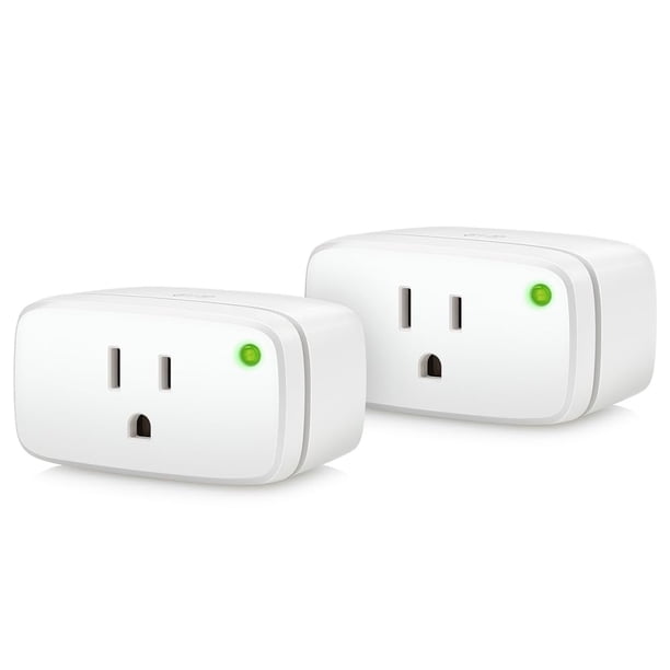 Eve Energy (Matter) Paquete de 2: aplicación de enchufe inteligente y control de voz 100% de privacidad Matter Over Thread Funciona con Apple Home Alexa Google Home SmartThings Blanco