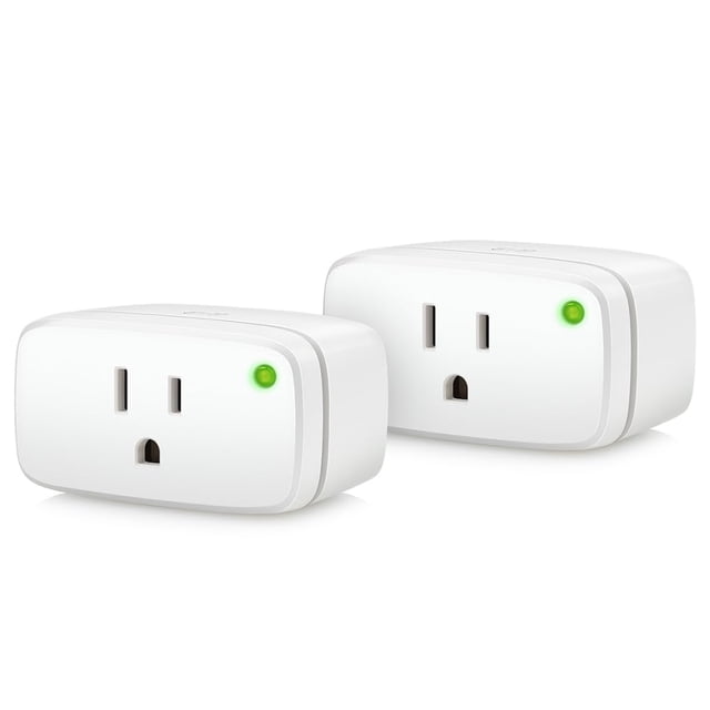 Eve Energy (Matter) Paquete de 2: aplicación de enchufe inteligente y control de voz 100% de privacidad Matter Over Thread Funciona con Apple Home Alexa Google Home SmartThings Blanco