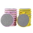 thumbnail image 5 of Esponja flexible para el hogar, herramienta de limpieza de cocina de doble acción de microfibra suave con orificio para colgar, esponjas de fregado que no rayan para las necesidades diarias (5 piezas), 5 of 5