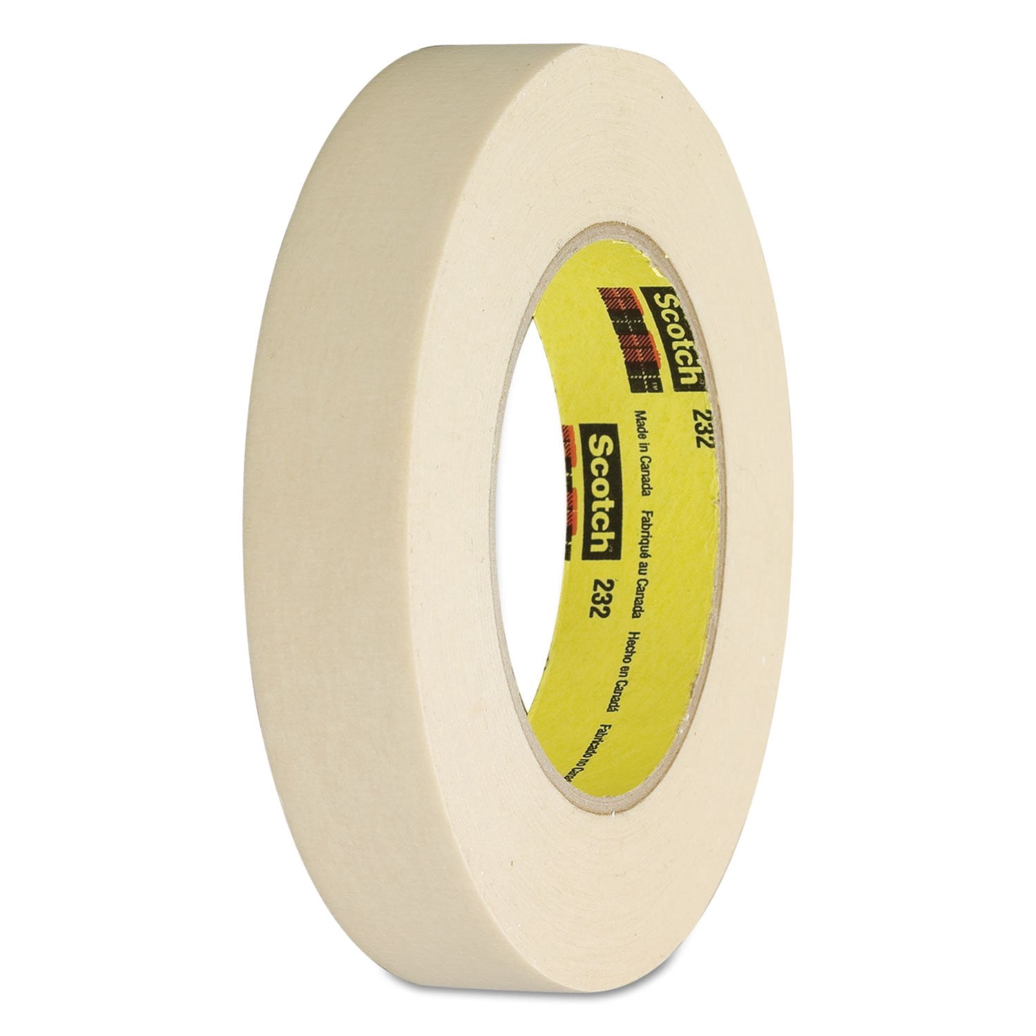 3M High Performance Masking Tape (232): 2 in. (48mm actual) x 60 yds. (Natural)