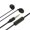 C, variant on Comfortable In Ear Wired Headphones with Mic for Sleeping Running Ergonomic Fit Volume Control Calls Singing Android Devices B