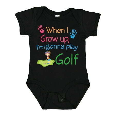 

Inktastic Golfing Girls Future Golfer Gift Baby Girl Bodysuit