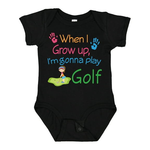 Inktastic Golfing Girls Future Golfer Girls Baby Bodysuit