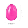 thumbnail image 4 of Colorful Fillable Easter Eggs 2.3 Inch with Hinges, Plastic for Surprise Hunts Random Colors, Party Favor Reusable Kids Activity, 4 of 9