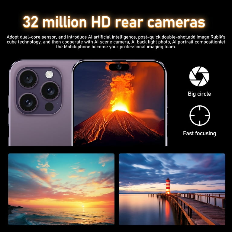 モコ 16pro モコ 16pro GAMAKOO G16 Pro Max 5G Dual SIM 6GB+128GB 6.8Inch Unlocked