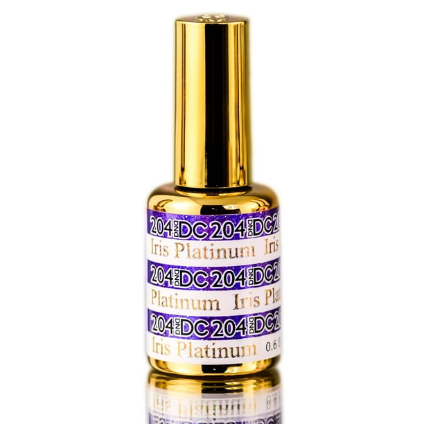 Esmalte en Gel DND DC PLATINUM Iris Platinum 204