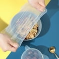 thumbnail image 3 of Hicess Sealing Lid Reusable Food Grade Silicone Fresh Fruit Storage Saver for Refrigerator, 3 of 8