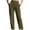 A-Army Green, variant on Tiweut Women Sweatpants Corduroy Straight Leg Elastic Waist Long Solid Color Regular Trousers