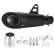 thumbnail image 1 of Silenciador de escape Jadeshay universal Acero inoxidable motocicleta 51 mm color negro, 1 of 8