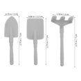 thumbnail image 2 of OUNONA 10 Set Kids Digging Tools Grey Plastic Sand Rake for Beach Play and Gardening, 2 of 8
