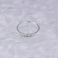 thumbnail image 4 of LavaJewelry, Horizontal-set Gemstone Ring, 925 Sterling Silver Ring, Ring for Woman, Size 10, 4 of 7