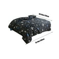 thumbnail image 3 of Black Winter Comforter Cover,Simple Printed Bed Cover,Double Bed Cover (78.7×90.5Inch ),Quilt Case for All Seasons-friendly Soft Bedding Double Duvet Cover Fresh Patterns, 3 of 5